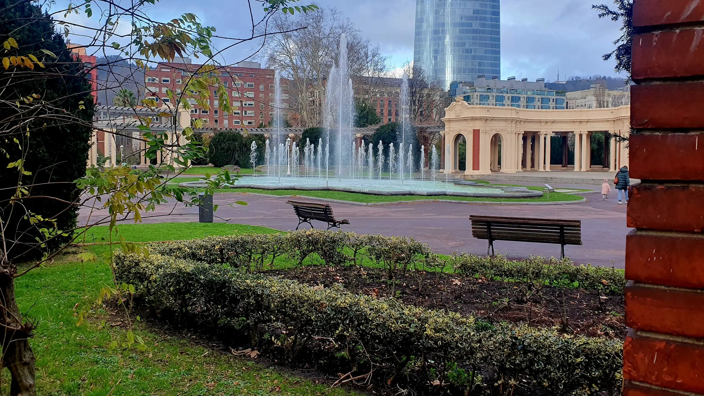 Parque de Doña Casilda con sus fuentes y jardines
