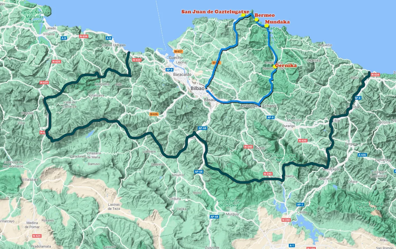 El recorrido: Ruta Costera