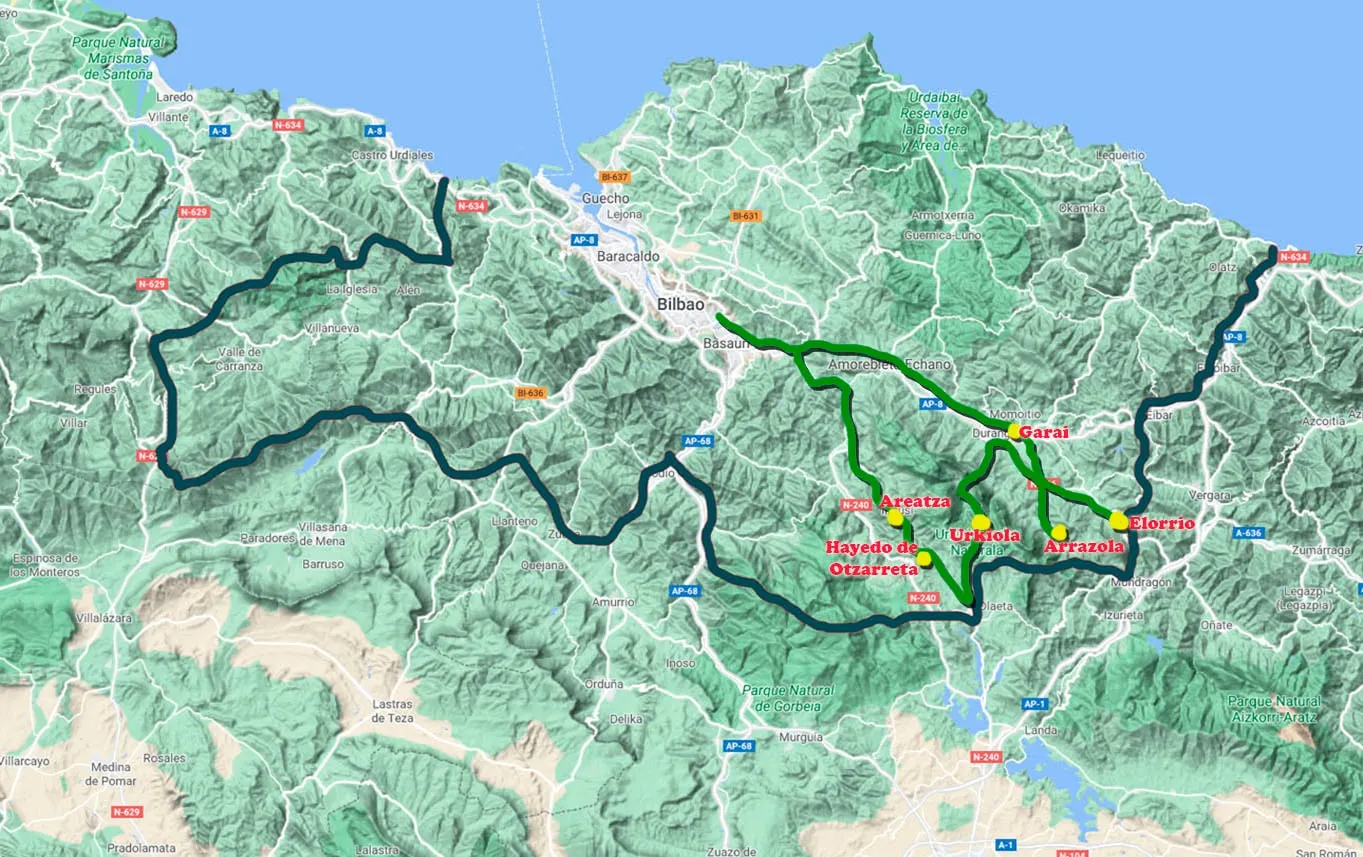 El recorrido: Ruta Duranguesado