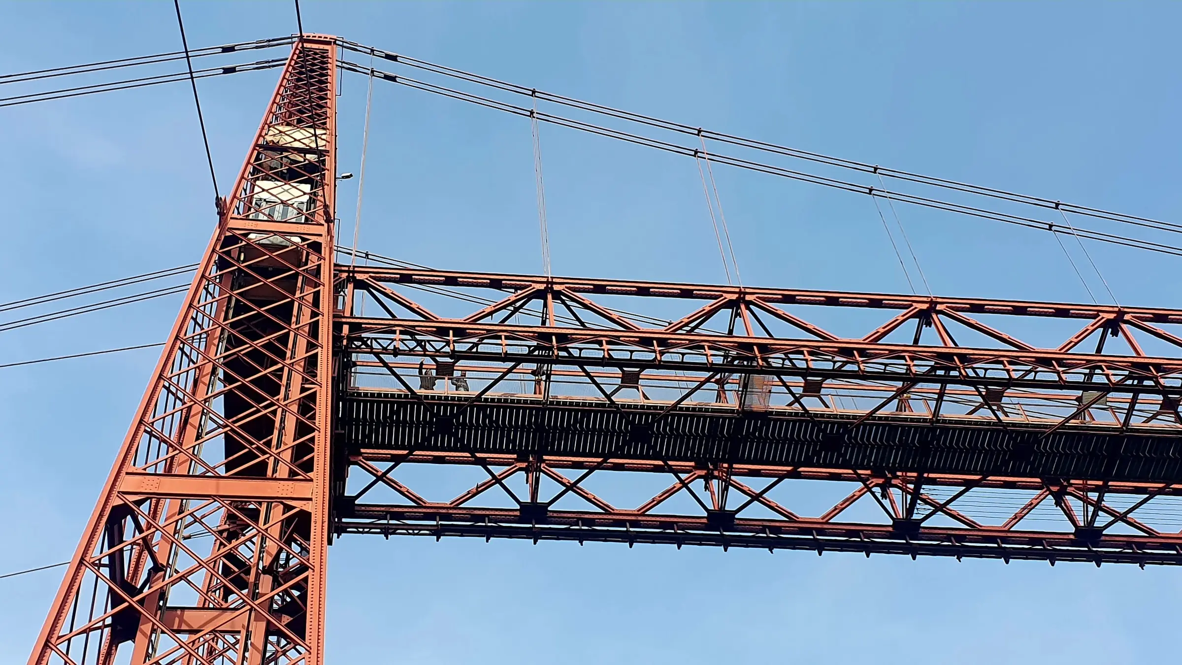 Pasarela superior del Puente Colgante a 61 metros de altura